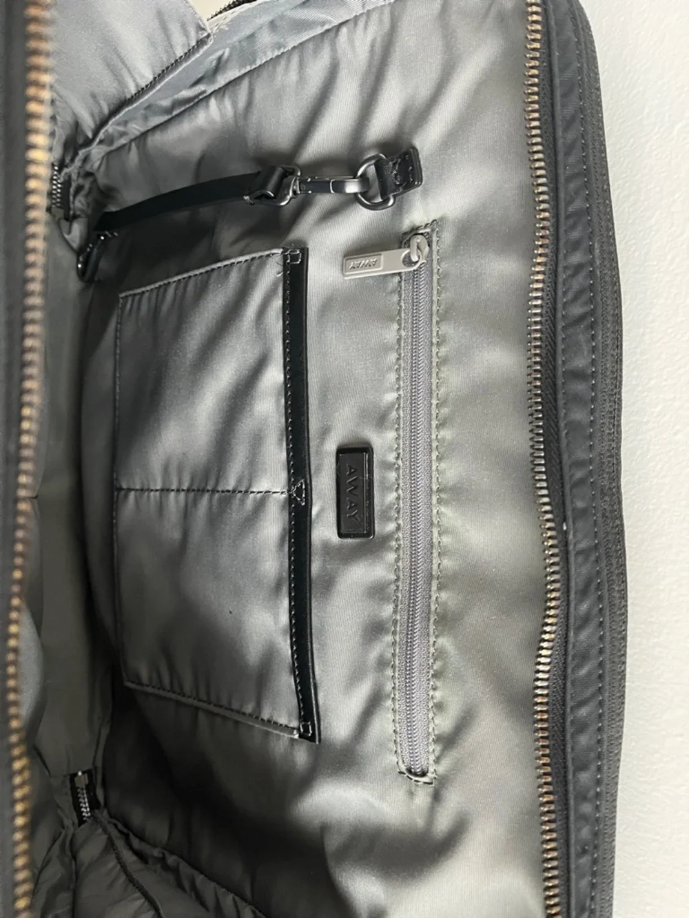 AWAY Black Crossbody Messenger Bag - Minimal Everyday Carry